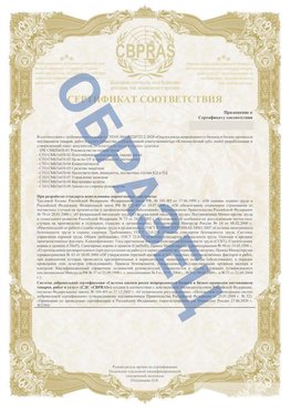 Образец Приложение к СТО 01.064.00220722.2-2020 Воркута Сертификат СТО 01.064.00220722.2-2020 